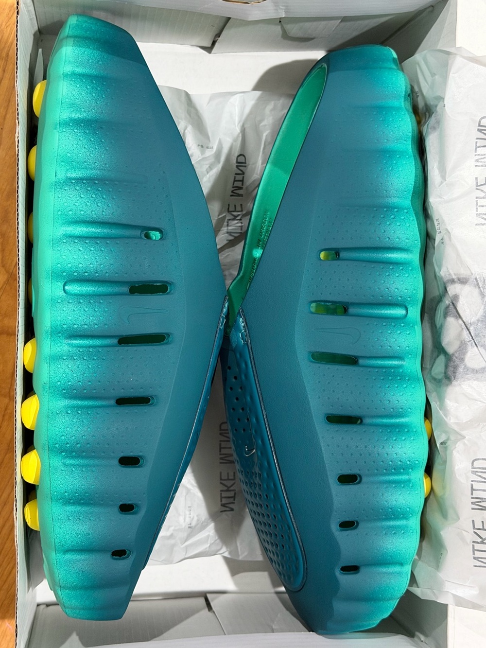 Nike Mind 001 Pregame Mules Men’s Size 12 'Geode Teal' Footwear - Picture 9 of 10